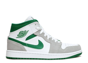 Jordan 1 Mid Grey Green