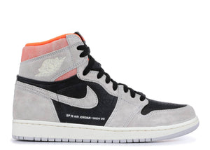 Air Jordan 1 Neutral Grey/ Crimson