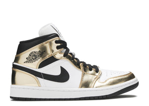 Air Jordan 1 Mid Metallic Gold