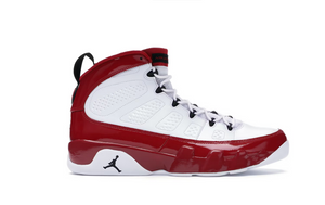 Jordan 9 Retro White Gym Red