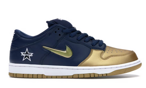 Nike SB Dunk Low Supreme Jewel Swoosh Gold