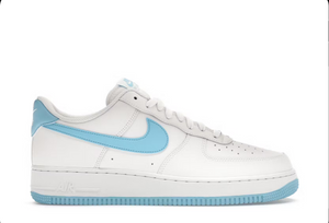 Nike Air Force 1 Low '07 White Aquarius Blue