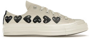 Converse Chuck Taylor All Star 70 Ox Comme des Garcons PLAY Multi-Heart Milk