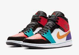 Jordan 1 Mid Bred Multi-Color