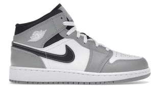 Air Jordan 1 Mid Light Smoke Grey (GS)